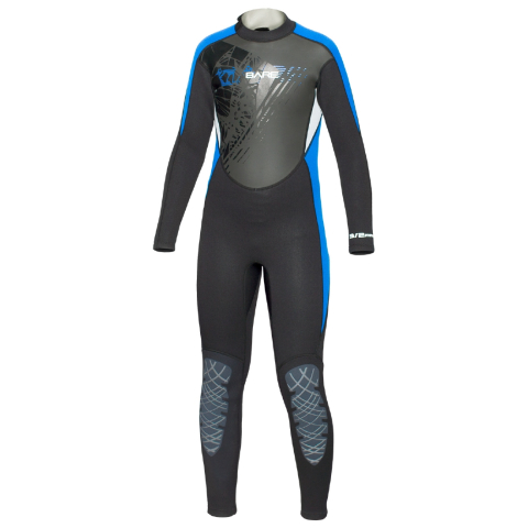 Bare Wetsuit - Manta - Blauw/Zwart - Bare - 14 jaar (164) - Wetsuits