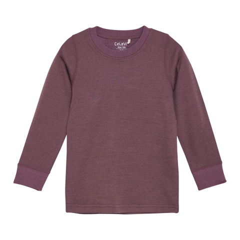CeLaVi Shirt - Wol/Viscose - Kastanjebruin - CeLaVi - 100 - Shirts