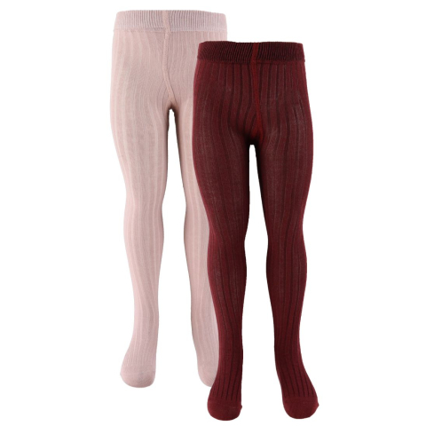 Minymo Maillot - 2-pack - Solid Rib - Rose Smoke - Minymo - 80/86 - Maillots
