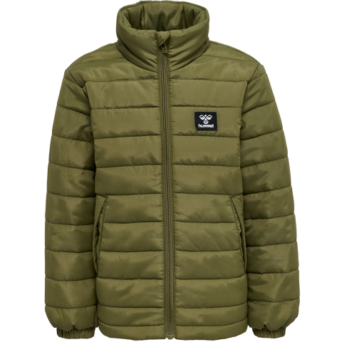Hummel Gevoerde Jas - hmlMosse - Dark Olive - Hummel - 8 jaar (128) - Gevoerde Jassen