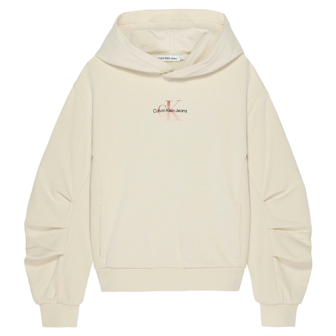 Calvin Klein Hoodie - Verloopmonogram - Whitecap Grey - Calvin Klein - 10 jaar (140) - Hoodies