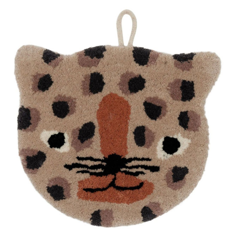 OYOY Wandhanger - 24x28,5 cm - Leopard - Camel - OYOY - OneSize - Decoraties