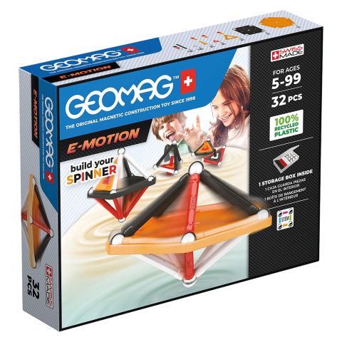 Geomag Magneetset - E-Bewegingspanelen gerecycled - 32 Onderdele - Geomag - OneSize - Magnetisch speelgoed
