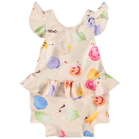 Molo Badpak - Nandini - Smile Scoops - Molo - 62/68 - Badpakken