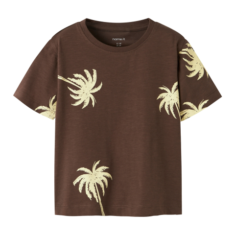 Name It T-Shirt - NmmHamil - Chestnut - Name It - 6 jaar (116) - T-Shirts