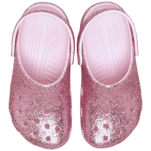 Crocs Sandalen - Grof Glitter Verstopping T - Roze Melk - Crocs - 19/20 - Sandalen