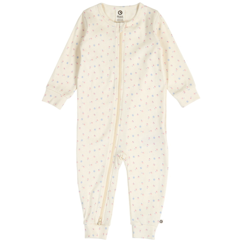 Müsli Pyjamapak - Spring Zip - Tofu/Nectar/Shell Blue - Müsli - 74 - Pyjamapakken