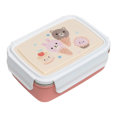 Petit Monkey Broodtrommel - Bento - 1.6 L - Sprankelende snoepje - Petit Monkey - OneSize - Broodtrommels