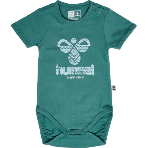 Hummel Romper s/s - hmlAzur - Sea Kwelling - Hummel - 56 - Rompers Korte Mouw