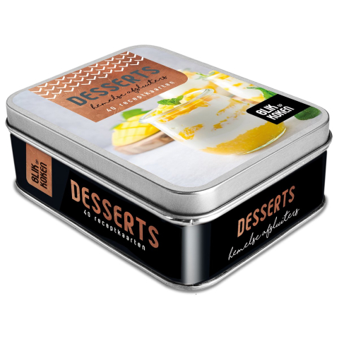 Blik op koken - Desserts receptkaarten