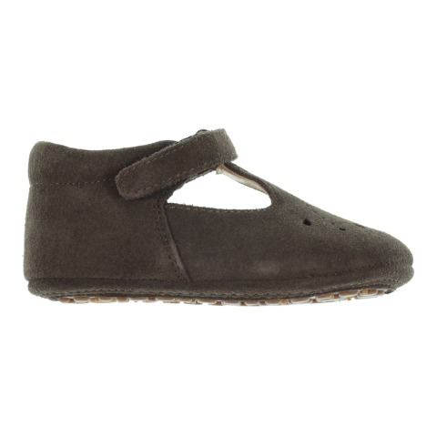 Bisgaard Ballerina Pantoffels - Bloei - Dark Brown - Bisgaard - 18 - Pantoffels