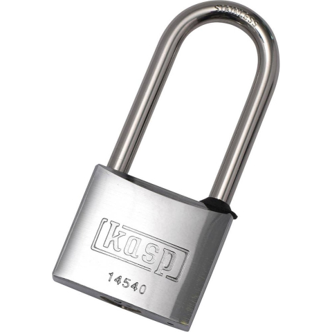 Kasp K14540L50D Hangslot 40 mm Verschillend sluitend RVS Sleutelslot