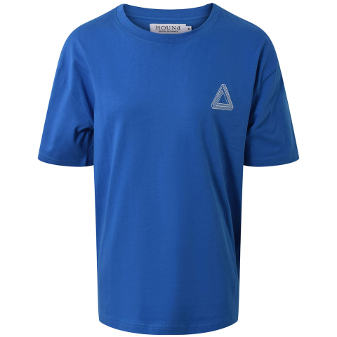 Hound T-Shirt - Kobalt Blue - Hound - 14 jaar (164) - T-Shirts