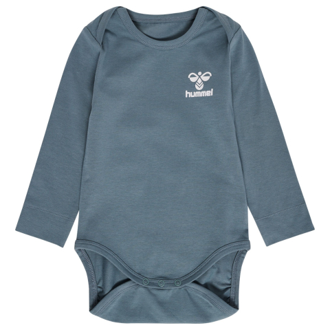 Hummel Romper l/s - hmlJansen - Stormachtig weer - Hummel - 74 - Rompers Lange Mouw