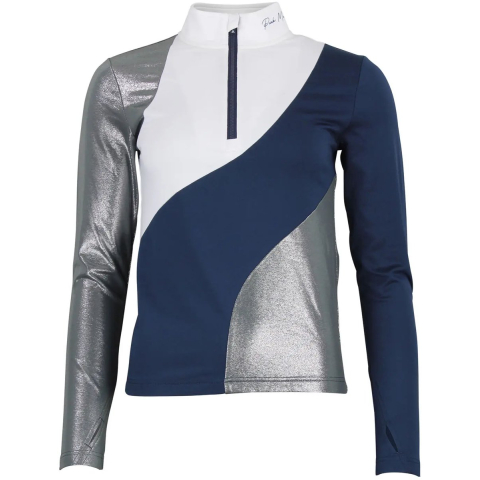 Dames met lange mouwen zip T-shirt Peak Mountain Aramis