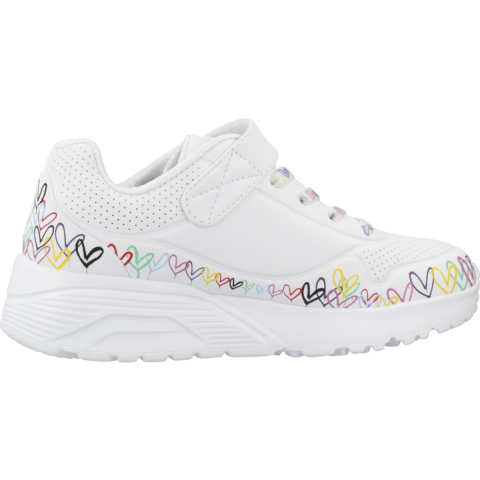 Meisjes sneakers Skechers Uno Lite Heart Craze