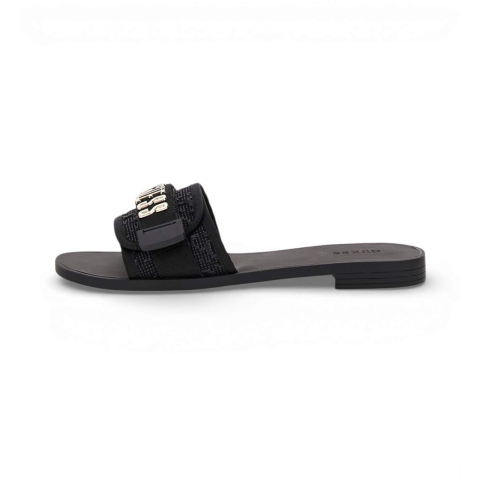 Guess Dames slippers elyze3 zwart