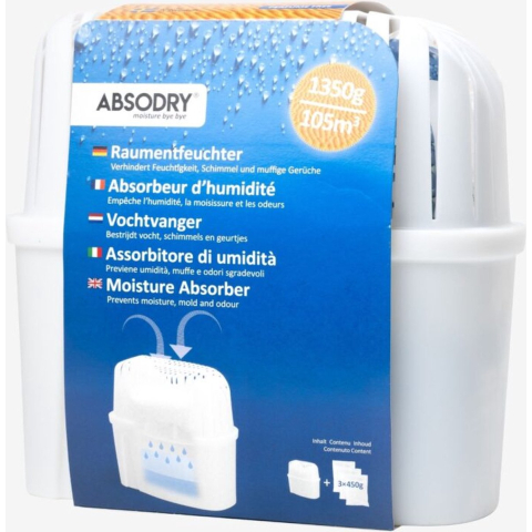 Absodry Vochtvanger + 3x refill 450gr
