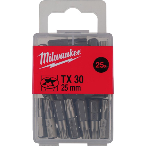 Milwaukee Schroefbits TX 40 x 25 mm VE=25 - 4932399600