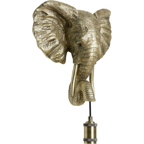 Light & Living wandlamp elephant 35x13x36cm -