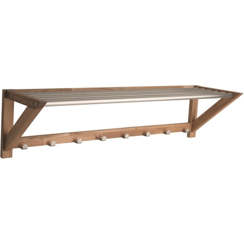 Rowico Home Confetti houten wandkapstok naturel eiken 100 x 26 cm