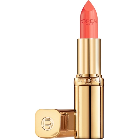L’Oréal Paris Color Riche Satin Lipstick - Verzorgende, Lippenstift Verrijkt met Arganolie - 373 Magnetic Coral - Oranje - 4,54 gr