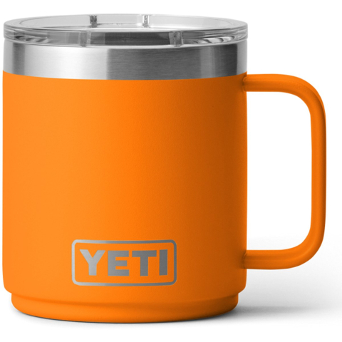 Yeti Rambler Stackable Mug 2.0 10oz Mag Slider Lid, King Crab Orange, stapelbare thermosmok met deksel, 295 ml