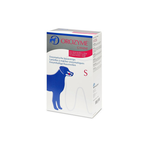 Orozyme enzymatische kauwstrips S voor de hond 2 x 224 g