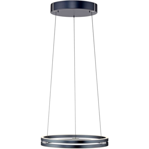 E-Loop LED hanglamp, mystic grey, Ø 50 cm, aluminium, CCT - PURE PURE E-Loop - Woonkamer - Modern - Metaal - Meerdere lampen