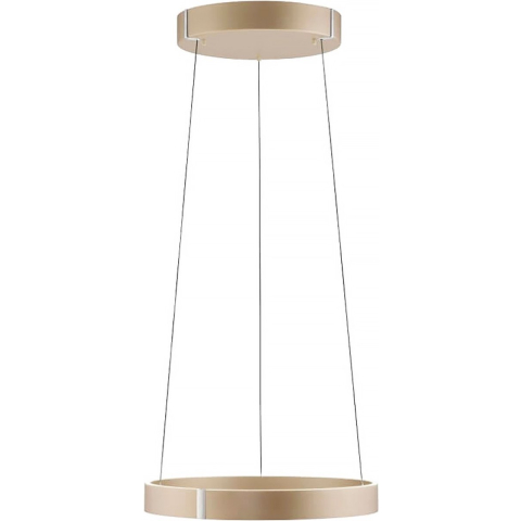 E-Clipse LED hanglamp, brons, Ø 50 cm, CCT - PURE PURE E-Clipse - Woonkamer - Modern - Metaal - 1 lamp