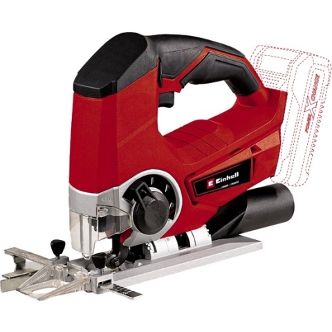 Einhell Accu Decoupeerzaag TE-JS 18 Li-Solo - Power X-Change - 18 V/Li-Ion - Slaghoogte: 25 mm - Versteksneden: max. 47° - LED-verlichting - Excl. accu en lader