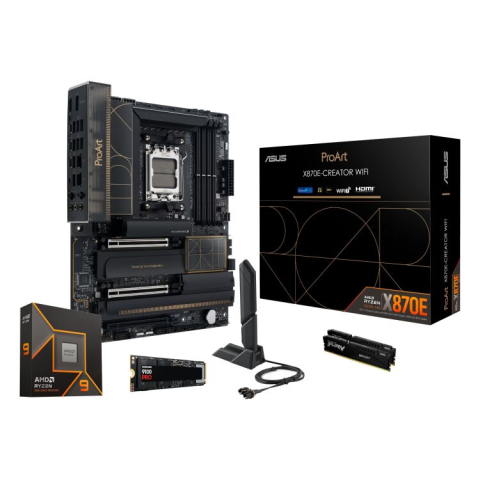 ALTERNATE Upgrade Kit ProArt X870E-CREATOR WIFI + Ryzen 9 9950X + 64 GB + 2 TB SSD