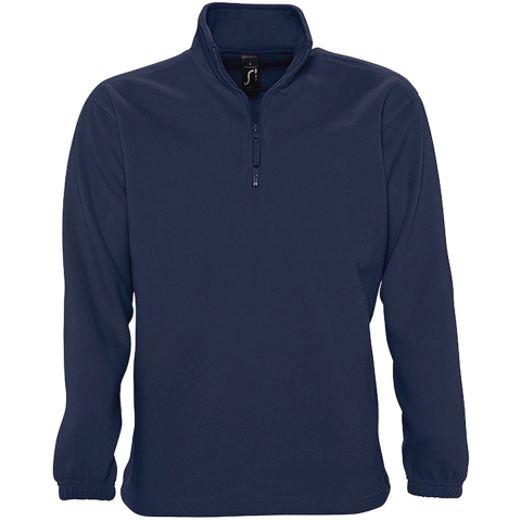SOLS Ness Unisex Zip Neck Anti-Pill Fleece Top (Marine)