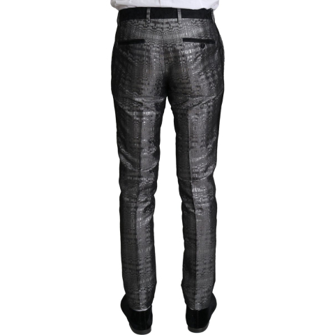 Dolce & Gabbana Witte Mannen Taille Riem 100% Zijde Cummerbund