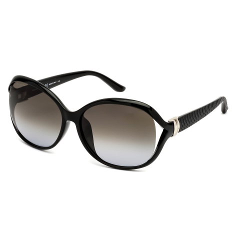Salvatore Ferragamo Ovale dames zwart grijze gradiënt SF770SA