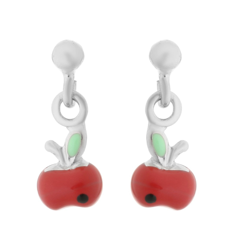 Orphelia 'Apple' Kinder 925 Sterling Zilveren Oorknopjes - Zilver ZO-7149/1