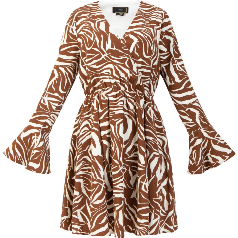 faina jurk - zebraprint sookie