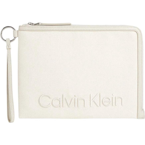 Calvin Klein damesportemonnee met reliëflogo