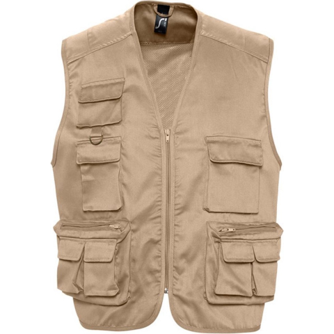 SOLS Wild Unisex Full Zip Waistcoat Bodywarmer Jacket (Touw)