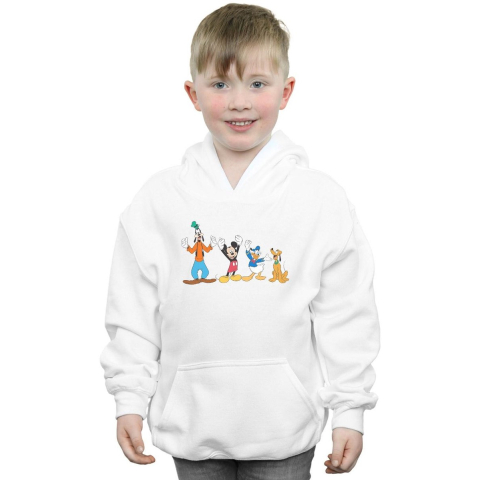 Disney Jongens Mickey Mouse Friends Hoodie (Wit)