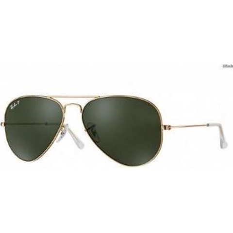 Ray-Ban Zonnebril Aviator 3025 001/58 Goud Gepolariseerd
