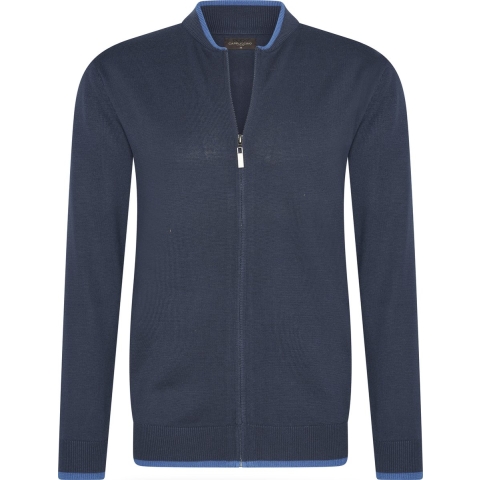 Cappuccino Italia Full zip cardigan navy