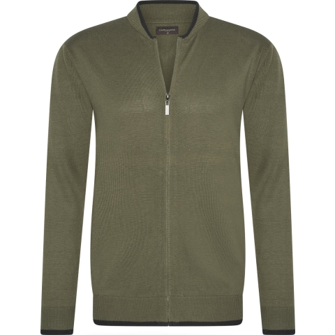 Cappuccino Italia Full zip cardigan zwart