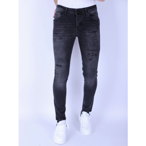 Local Fanatic Ripped jeans voor slim fit met stretch 1104