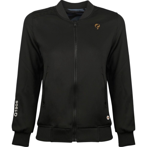 Q1905 Q reversible jacket melbourne w bg + print bg/china blue + black