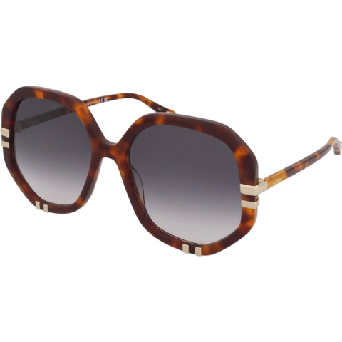 Chloe zonnebril CH0105S 004 Tortoise grijze gradiënt