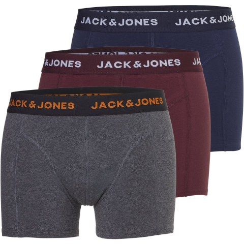 Jack & Jones Heren boxershorts trunks jacblack friday multicolor 3-pack