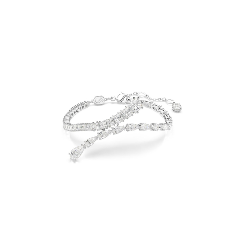 Swarovski 'Matrix' Dames Armband van Basismetalen - Zilver 5693154