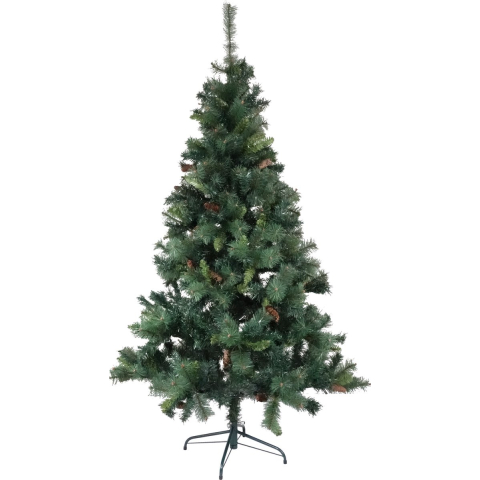 4goodz Royal majestic spar kerstboom 180 cm met dennenappels