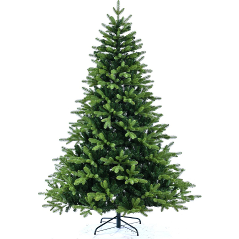 Excellent Trees Kerstboom ® hallvik 210 cm pe+pvc uitvoering ⌀135cm ↕210cm